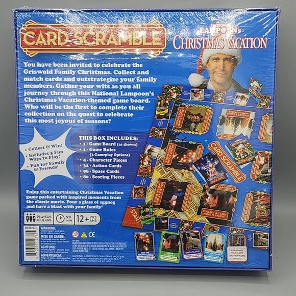 National Lampons Christmas Vacation Card Scramble Strategy Board Game New Sealed - Picture 2 of 10